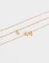 Collares Cortos De inicial Collar Corto De Inicial "v" - Dorado