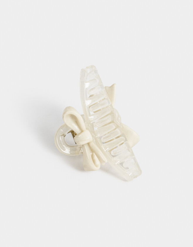 Broche Con moño Broche Con Moño - Blanco Crudo