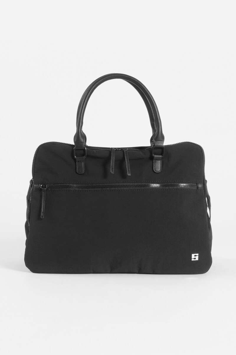 Briefcase para laptop con correa negro