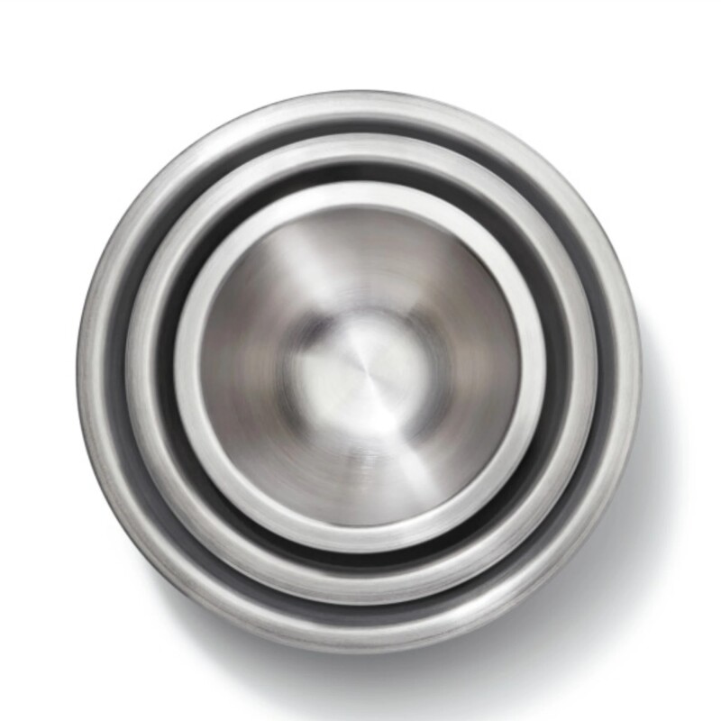 Set de 3 Bowls OXO - Acero Inoxidable Blanco Set de 3 Bowls OXO - Acero Inoxidable Blanco