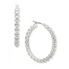 Aro Pe 39Mm Box Chain Hoop Click Silver