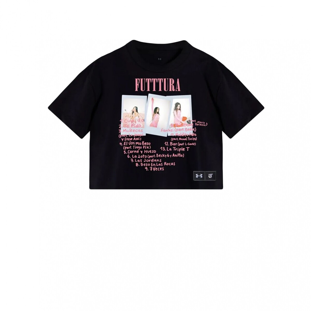 REMERA UNDER ARMOUR X TINI FUTTTURA - Black 