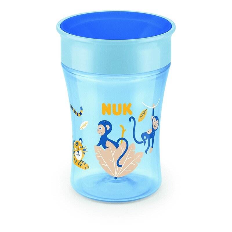 Vaso Nuk Magic Cup +8m Azul 230 Ml. Vaso Nuk Magic Cup +8m Azul 230 Ml.