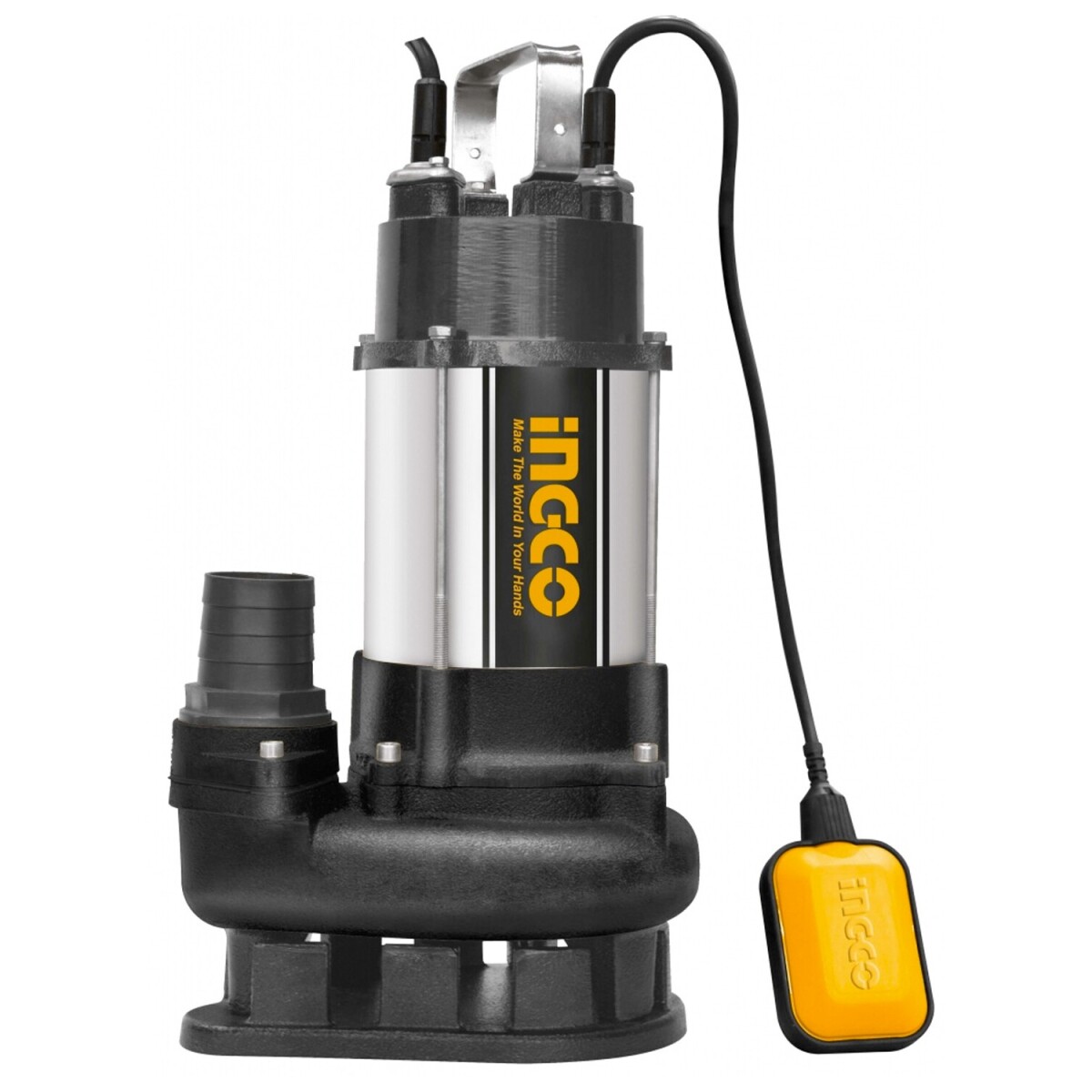 Bomba sumergible para pozo negro Ingco 1.5hp 15m 