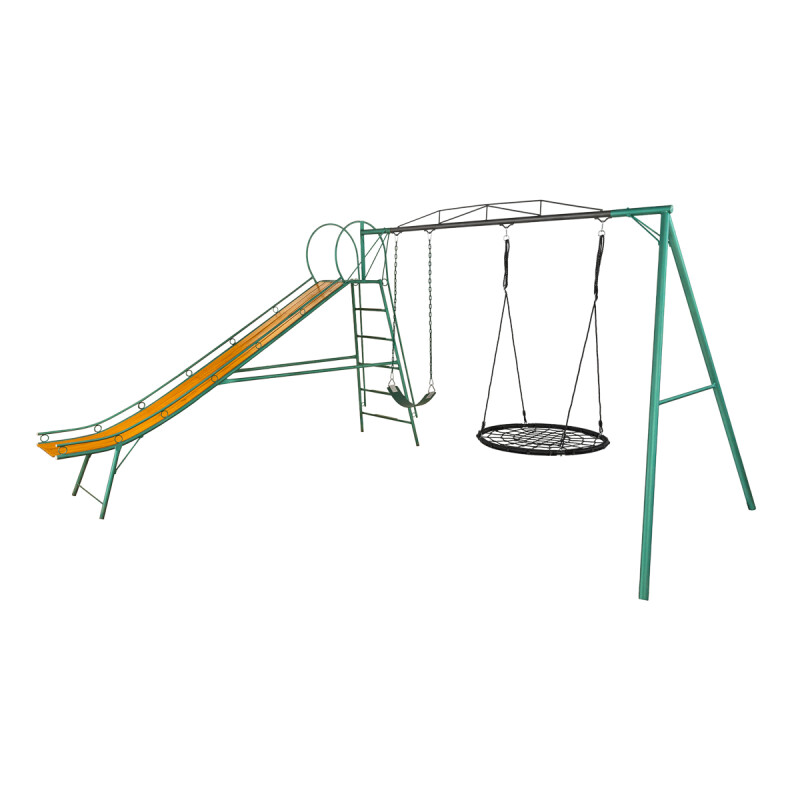 Juego Combinado Infantil con tobogán N°5. 1hamacas de cincha y 1 hamaca Red. Juego Combinado Infantil con tobogán N°5. 1hamacas de cincha y 1 hamaca Red.