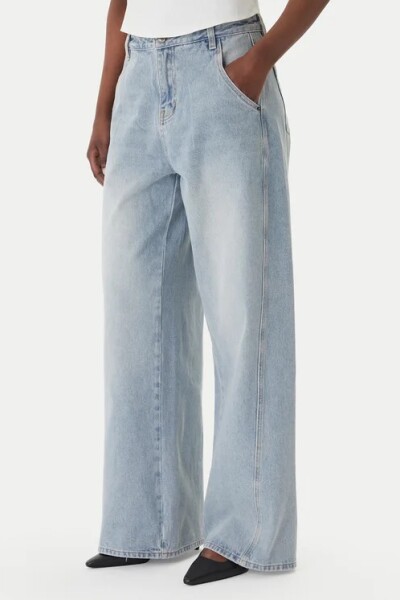 JEAN WIDE LEG Azul
