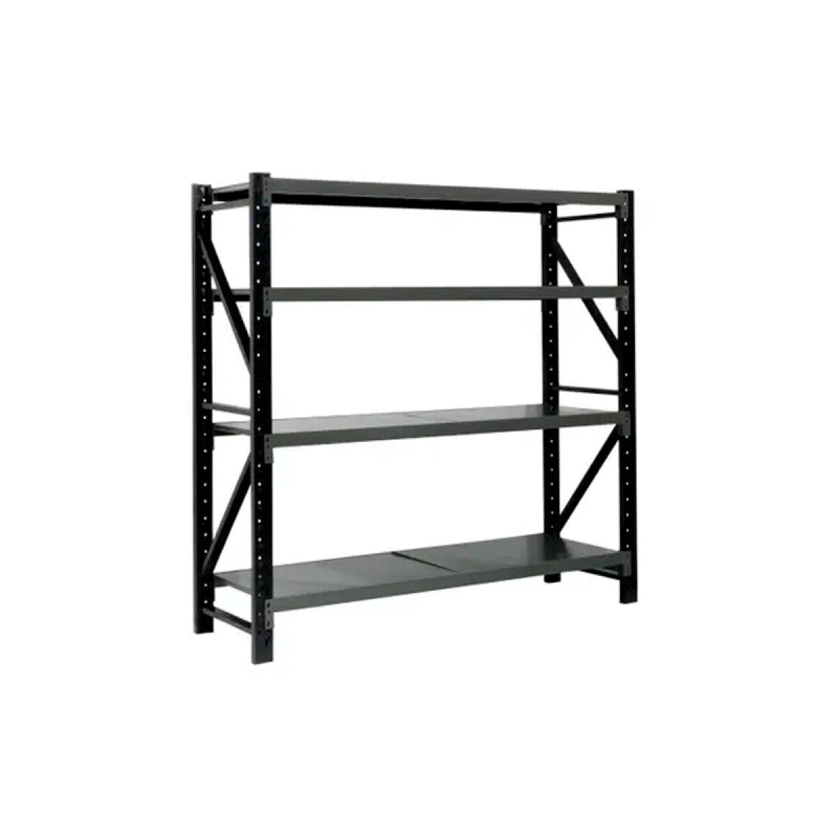 Estanteria Metalica Reforzada Negro 200X150X60cm 