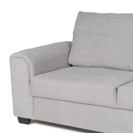 Sofá Aston (Outlet) - Tela Microfibra - 3 cuerpos Berlin 05 (Ceniza)