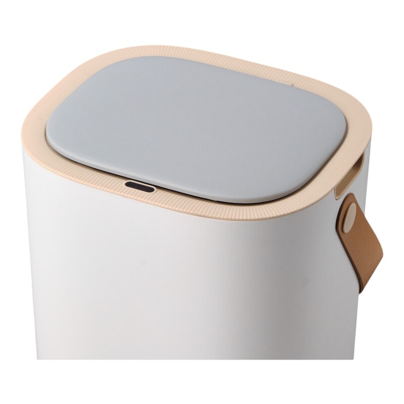 Papelera Automatica Pilas Recargables Usb 16l Gris