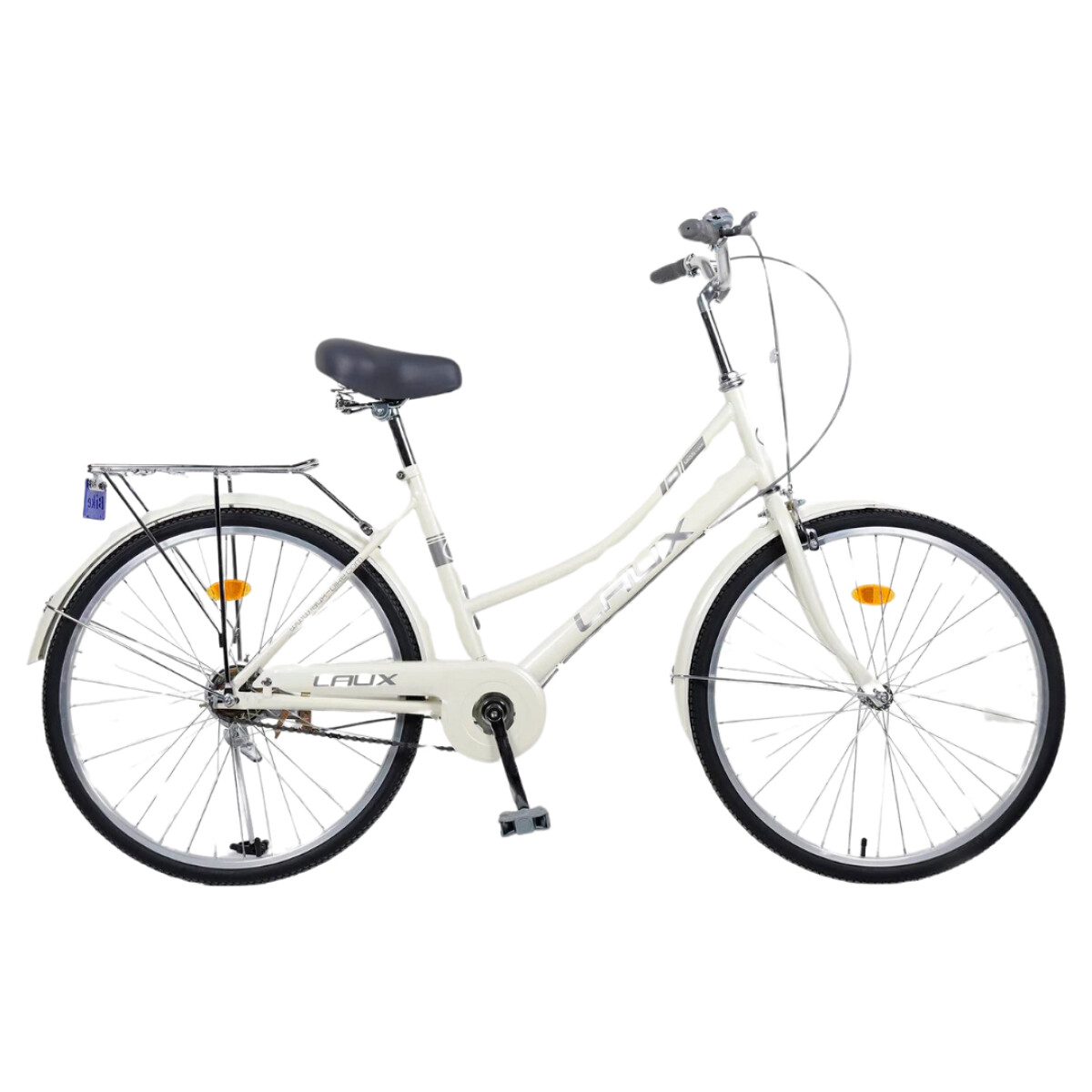 Bicicleta De Paseo Laux XL Rodado 26 Blanco 