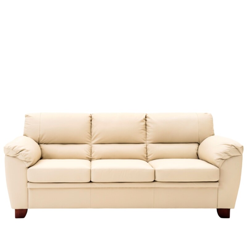 SOFA 3 CUERPOS MODELO ALIAS - 100 % EN CUERO - COLOR PERLA MATE SOFA 3 CUERPOS MODELO ALIAS - 100 % EN CUERO - COLOR PERLA MATE