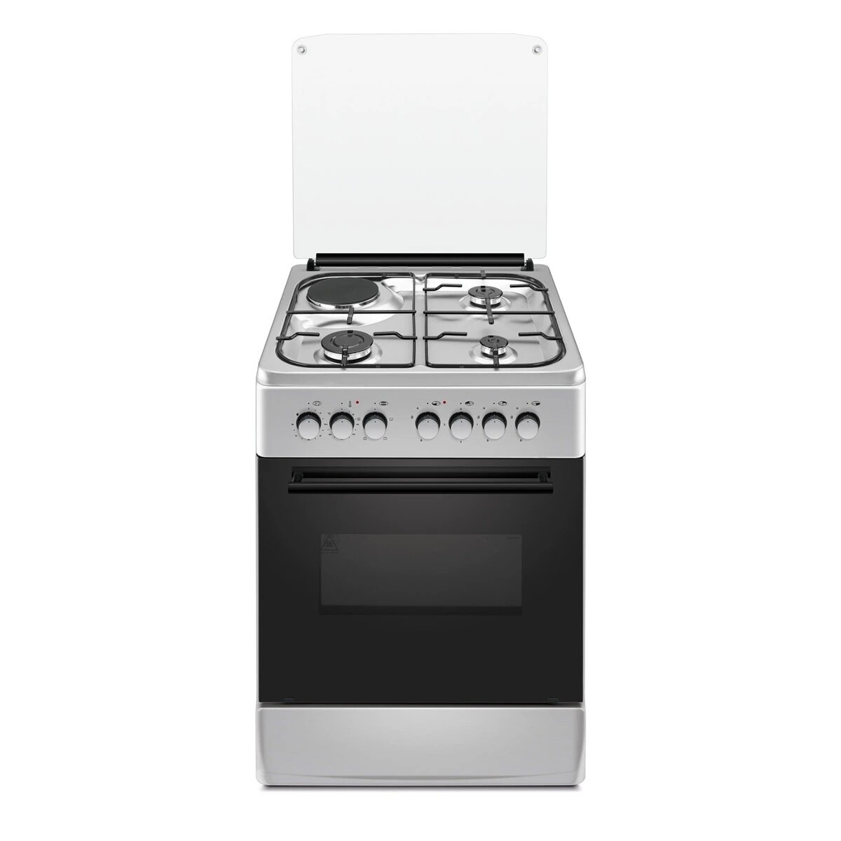 Cocina Combinada Inox 3 Hornallas 1 Disco 50x60 Universo 