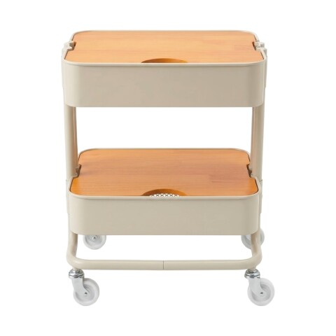 ORG METAL BEIGE CL C/RUE 2 NIV Unica