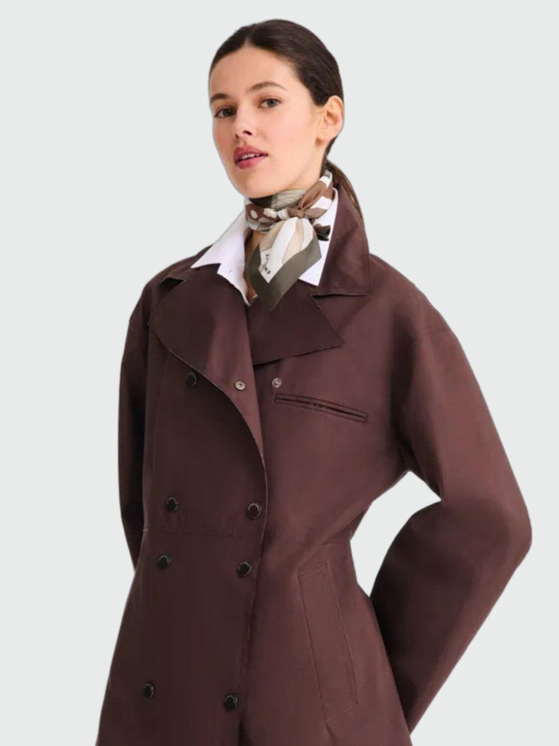 LONGCHAMP - PAÑUELO DE SEDA TOUR EQUESTRE 70X70 CM Alta Automática