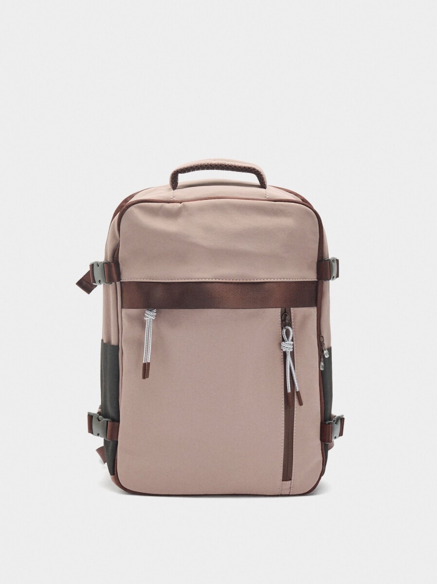 Mochila De Cabina De Nylon - rosa 