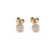 Caravanas oro 18k y brillantes Caravanas oro 18k y brillantes