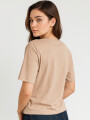 Remera Hux Taupe Claro