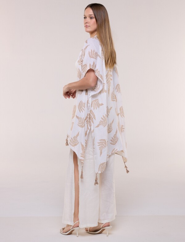 Kimono Lurex BEIGE