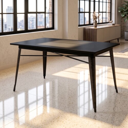 Mesa de comedor industrial 120 - Tolix Mesa de comedor industrial 120 - Tolix