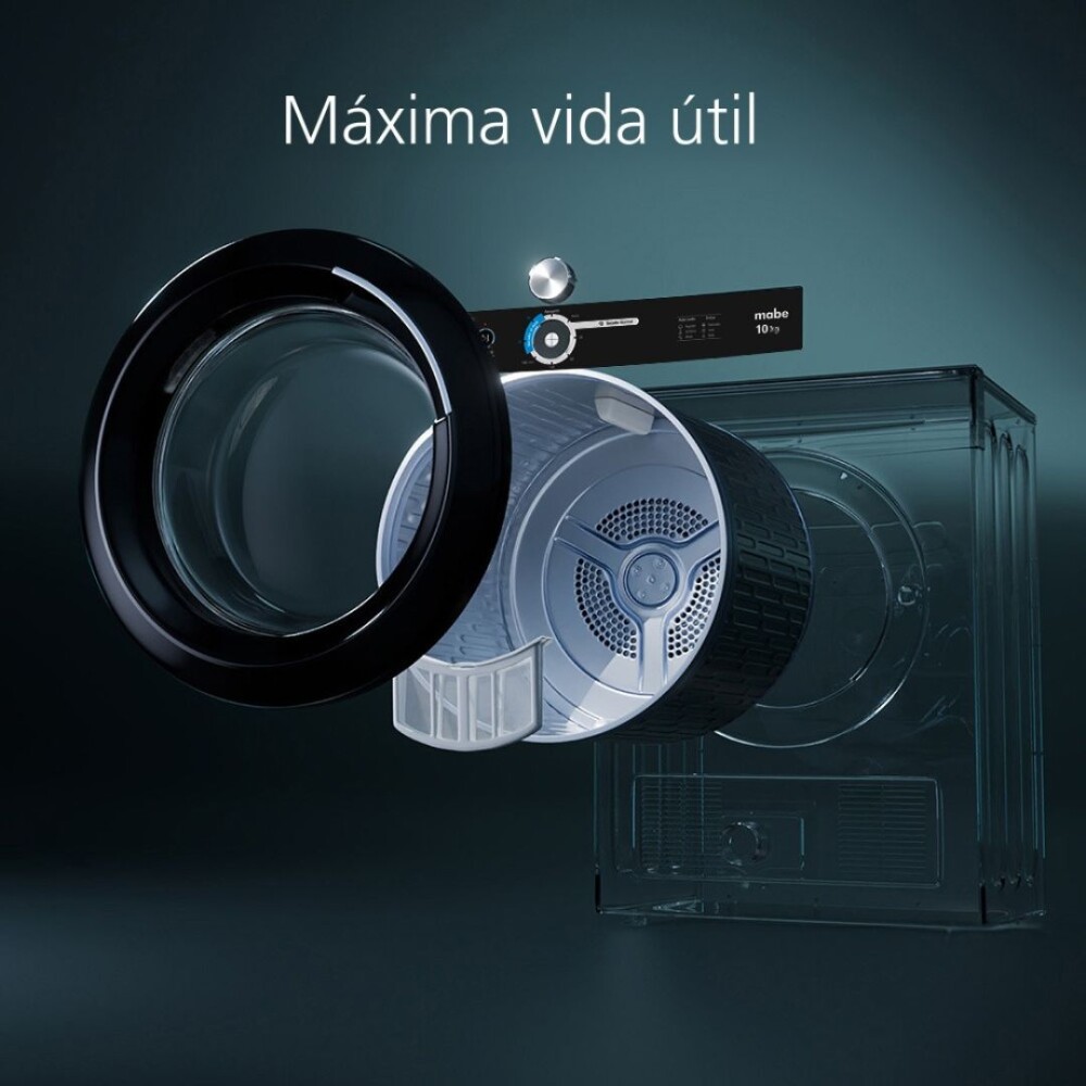 Secarropas Carga Frontal Negro 10 Kg - Modelo Z4102 - Tem Secarropas Carga Frontal Negro 10 Kg - Modelo Z4102 - Tem