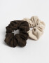 Skunzies Set por 2 Scrunchie - Combinacion Bicolor