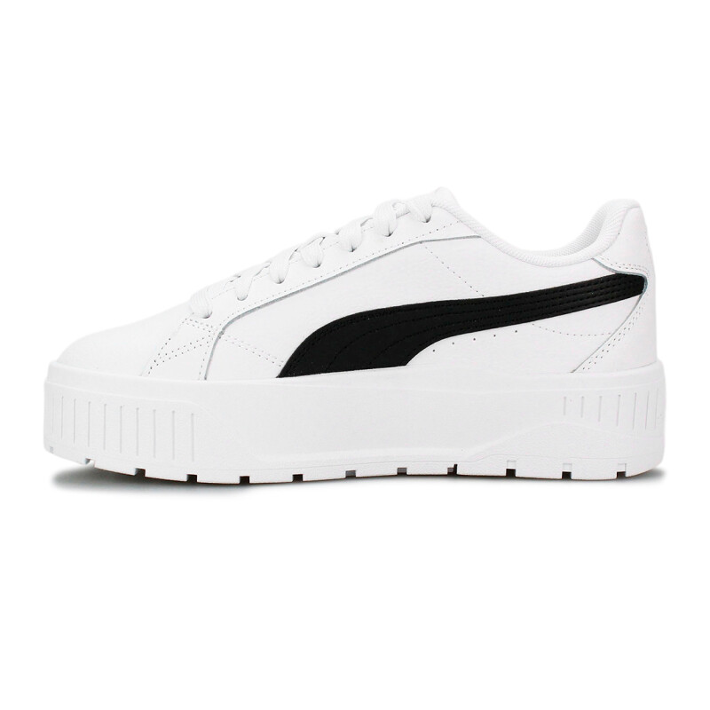 Championes Mujer Puma Karmen Ii Plataforma Blanco-negro