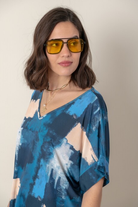 REMERA GIENNAH Azul
