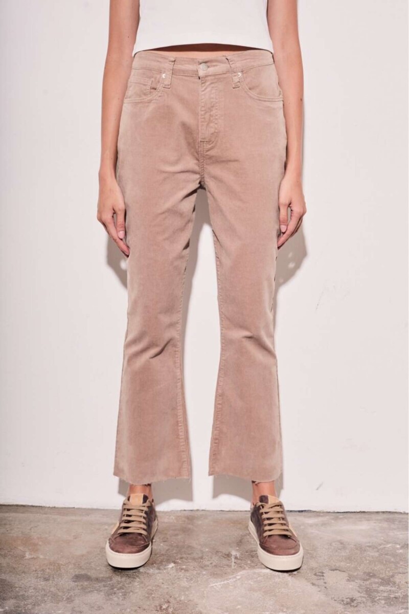 Jean Flare Corduroy - Beige 