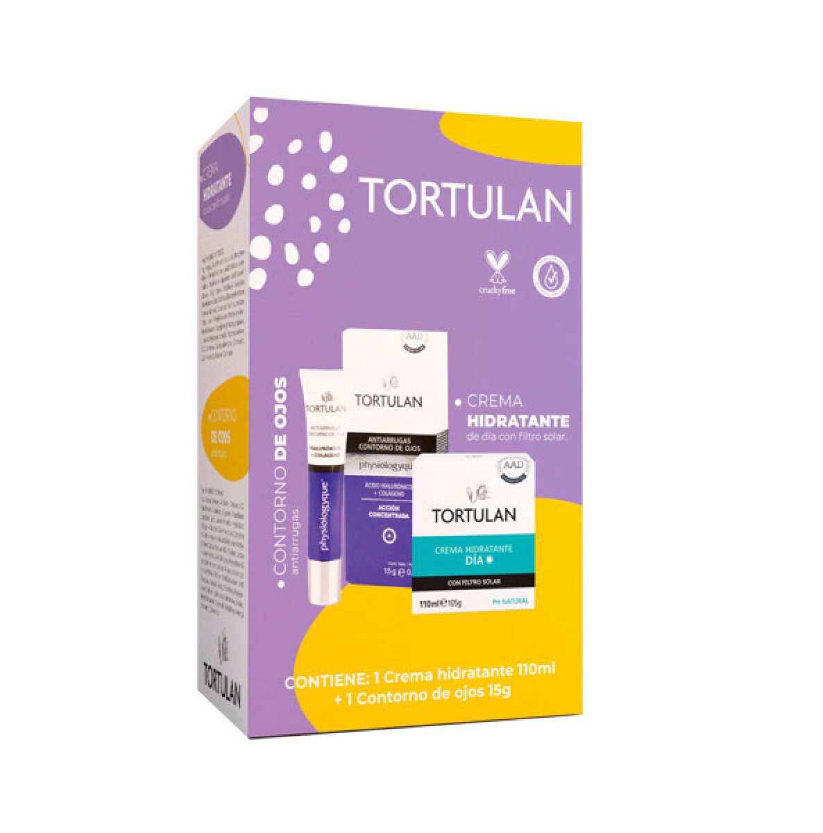 Pack Tortu Crema DÌa + Hidratante Nutrit 