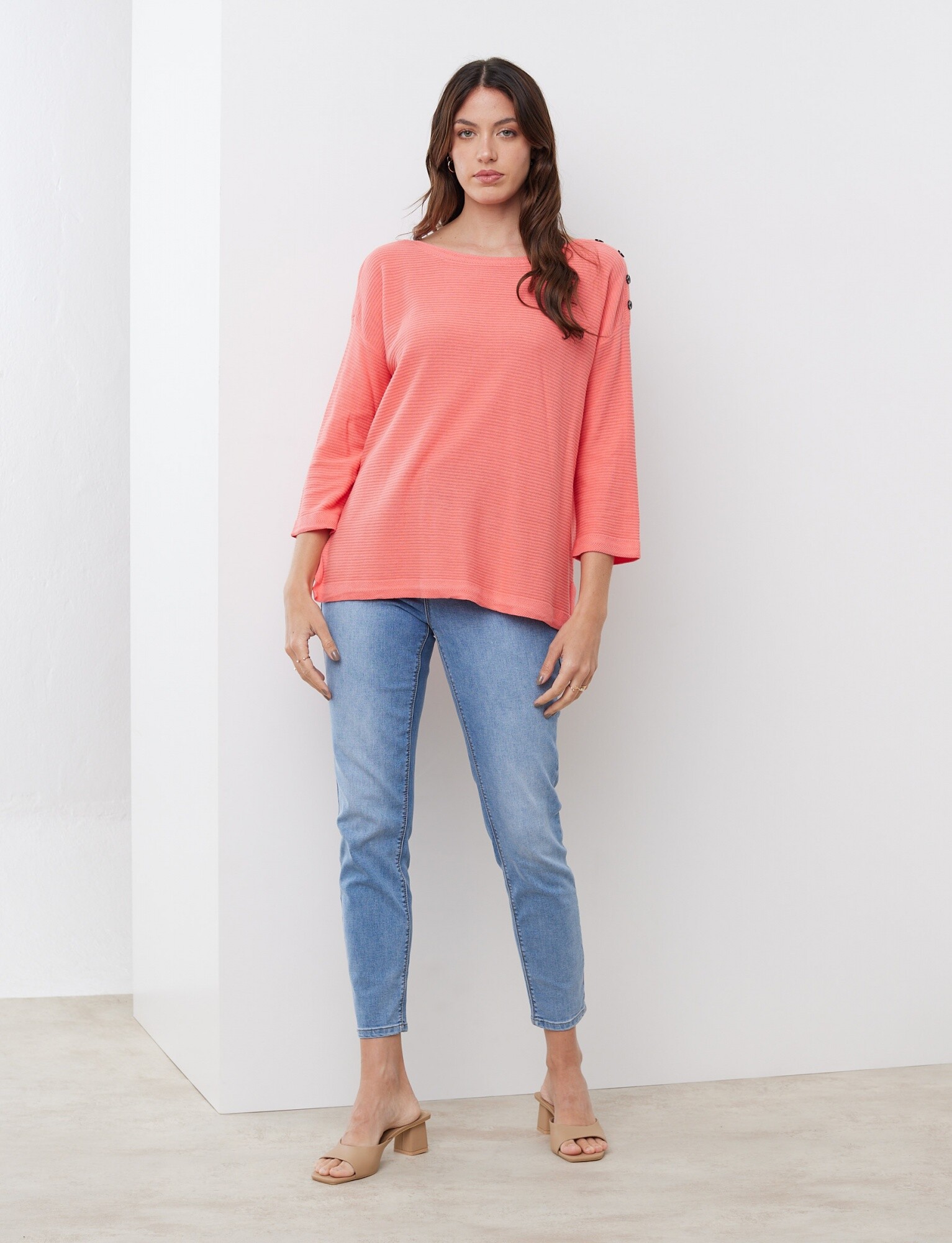 Buzo Botones Coral LA OPERA