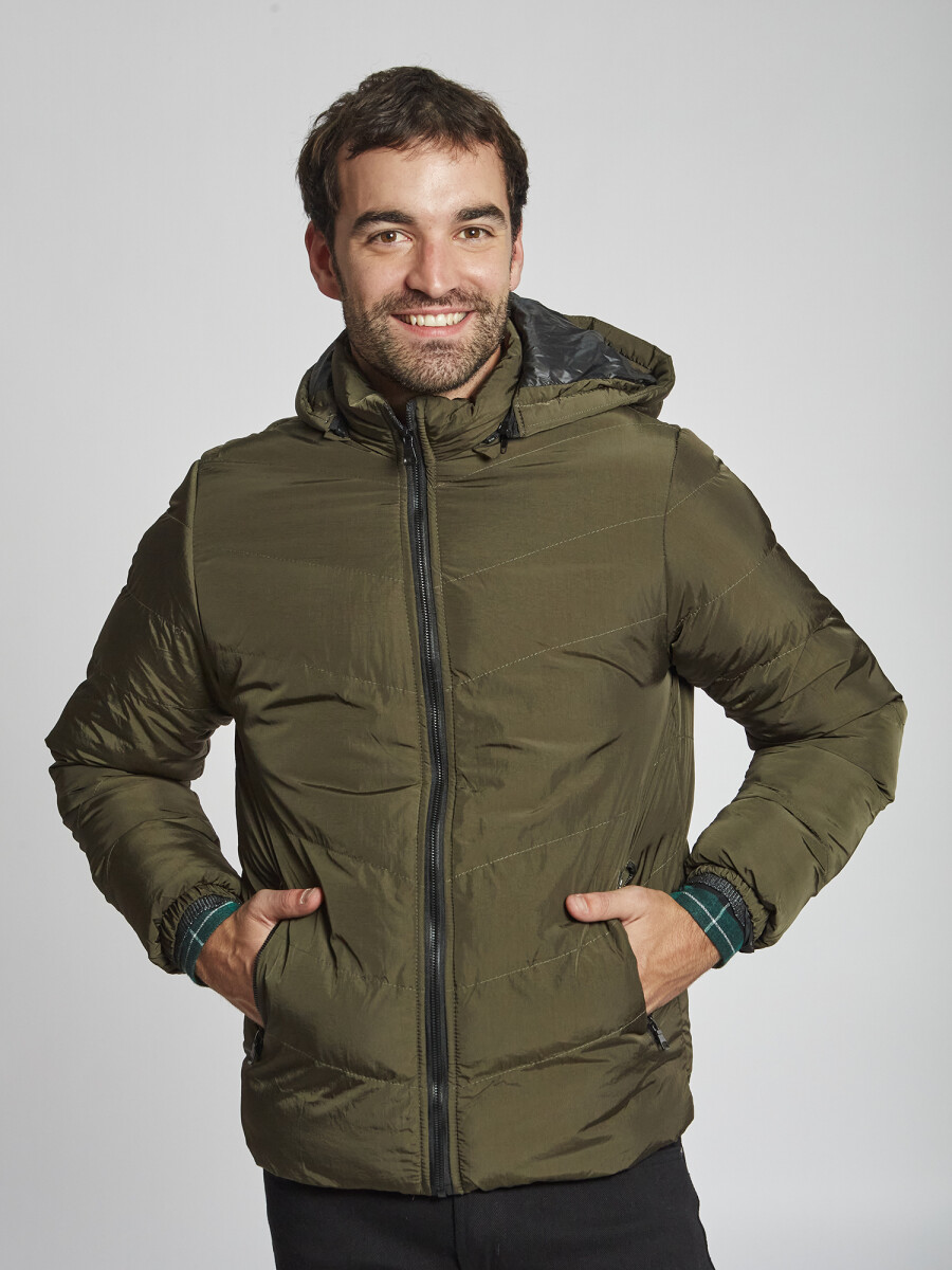Campera nylon - verde 