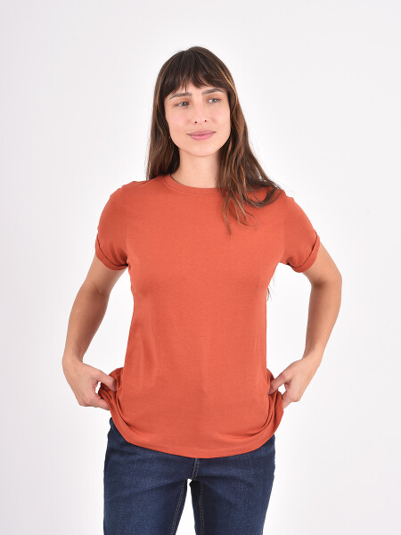 REMERA ANDREA ROJO OSCURO