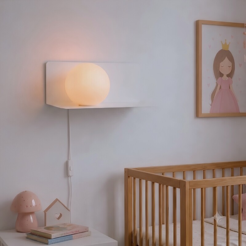 LUMINARIA DE PARED TODD Luminaria de Pared Todd Blanca