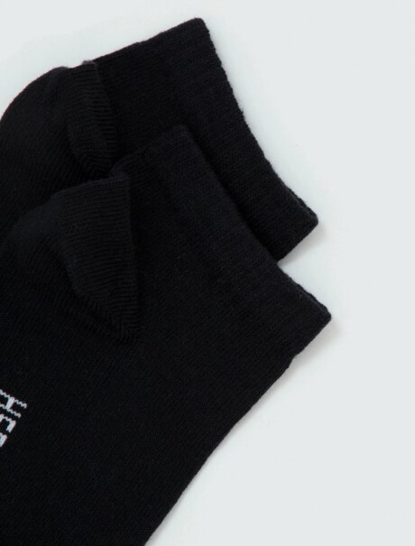 KIT DE 3 PARES DE MEDIAS UNISSEX NEGRO