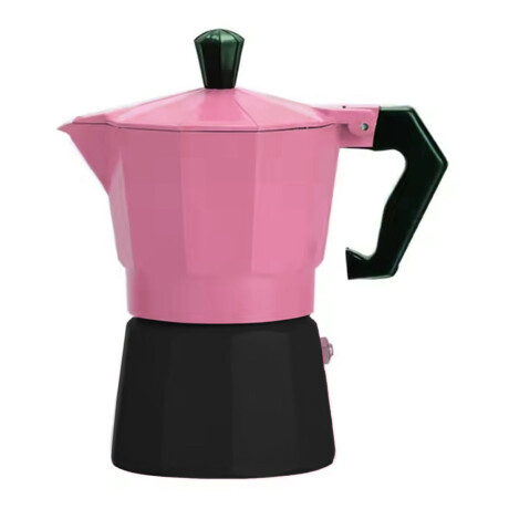 Cafetera Italiana de Aluminio 3 Tazas Rosa