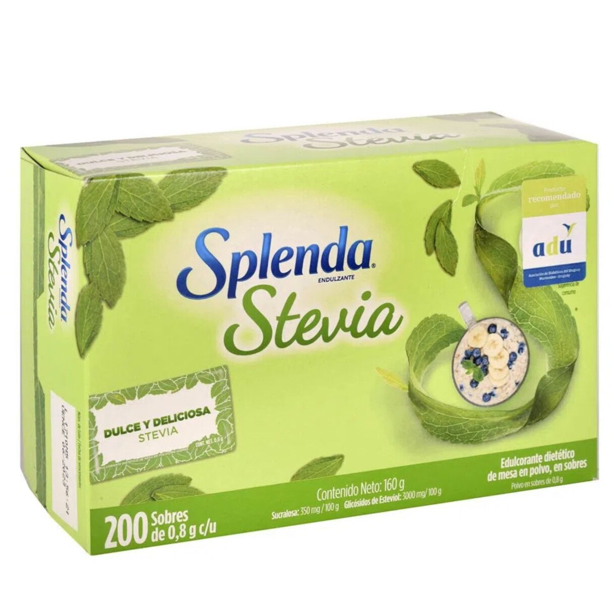 Edulcorante 200 sobres Splenda Stevia 