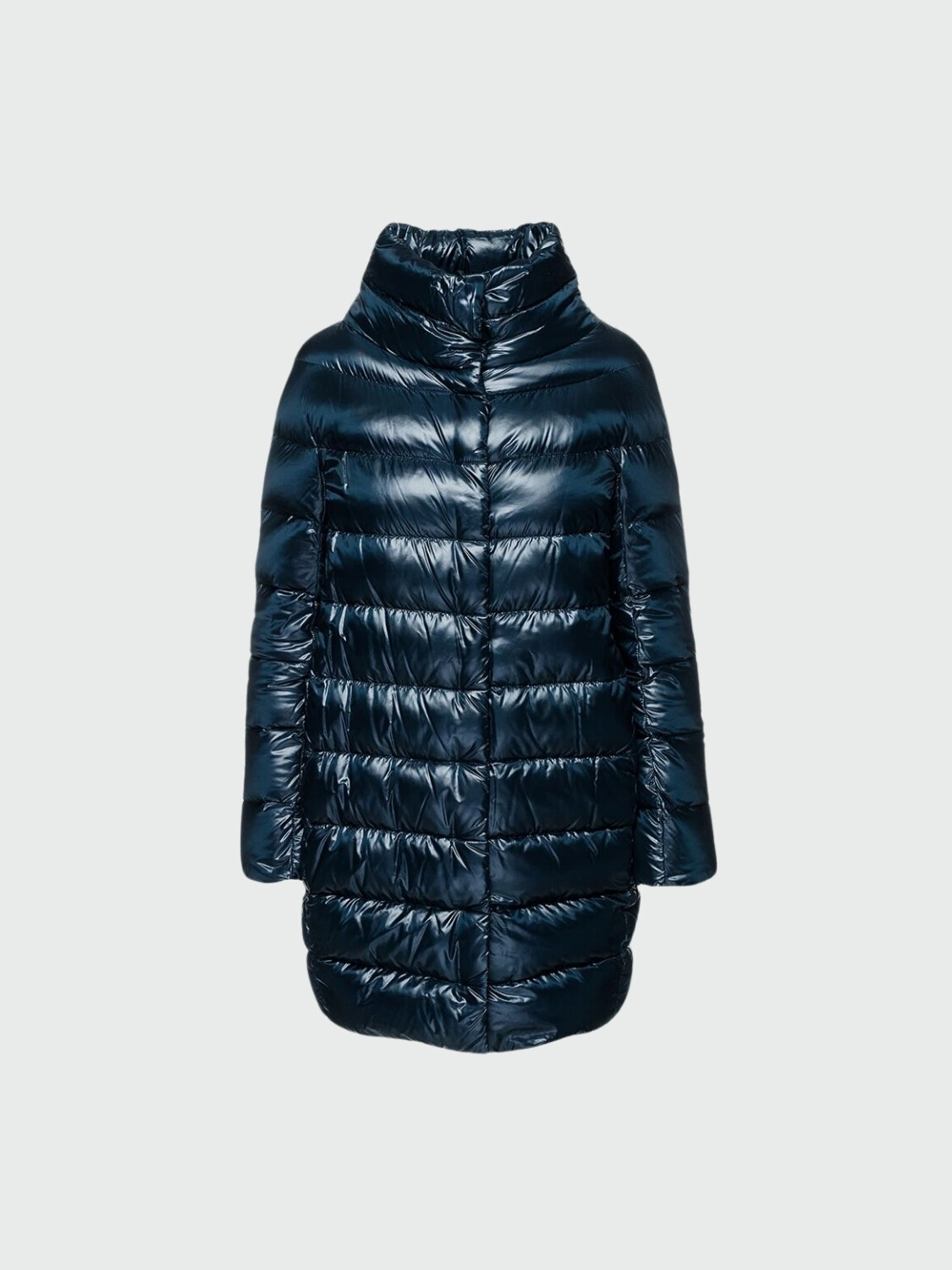 Herno-Chaqueta de nylon rellena de plumas, Dora Azul