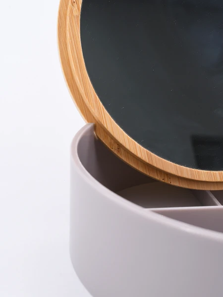 ESPEJO ORGANIZADOR ASTRID BEIGE