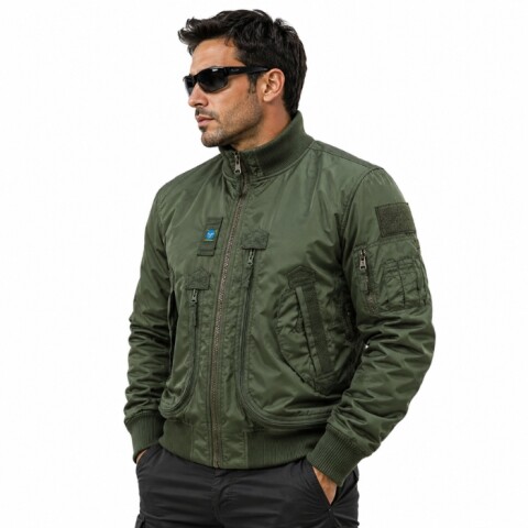 Campera Aviadora MA-1 Verde