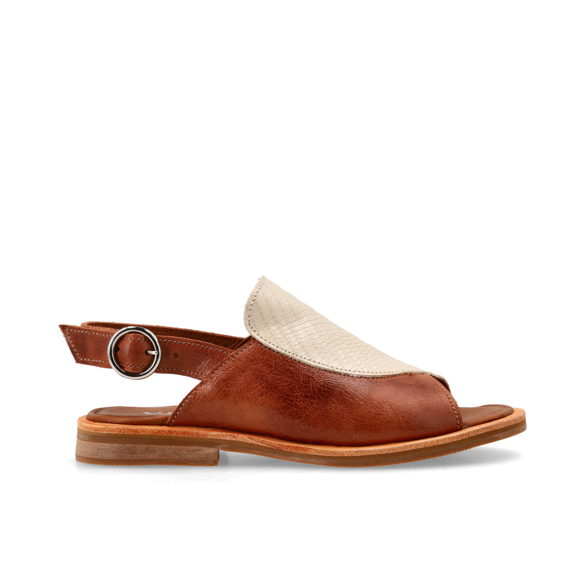 SANDALIAS CUERO - FATIMA - TOSTADO 
