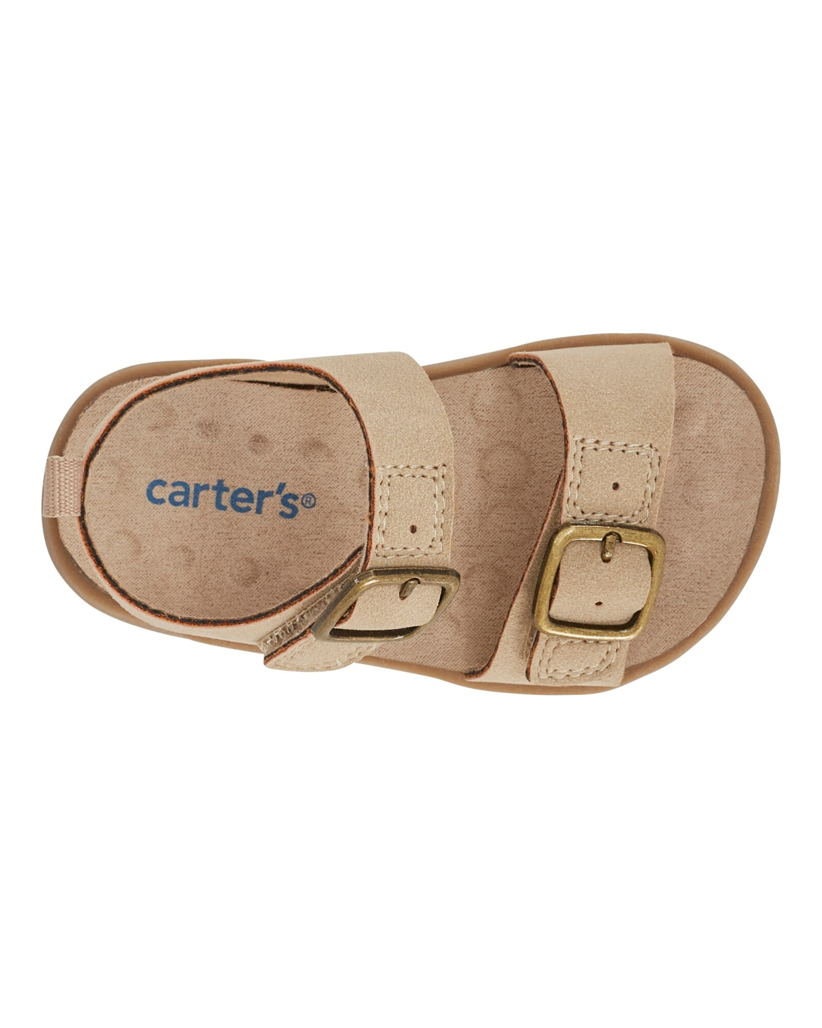 Sandalias con velcro, diseño con hebillas Sin color