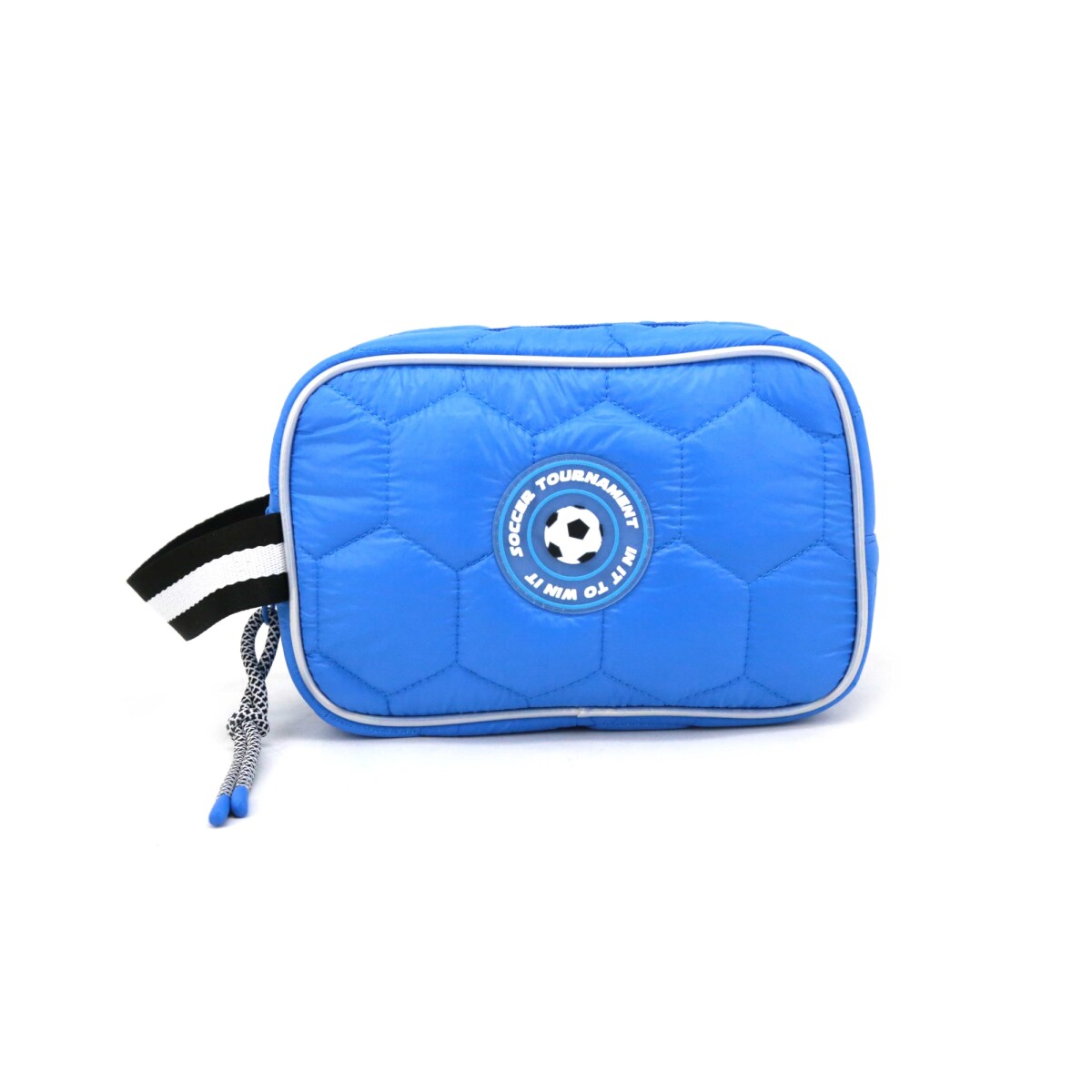 Cartuchera puffer pelota - Celeste 