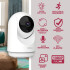 Cámara De Vigilancia Xion Cctv3 Wi-fi Full Hd CAMARA SMART WIFI XION CCTV3