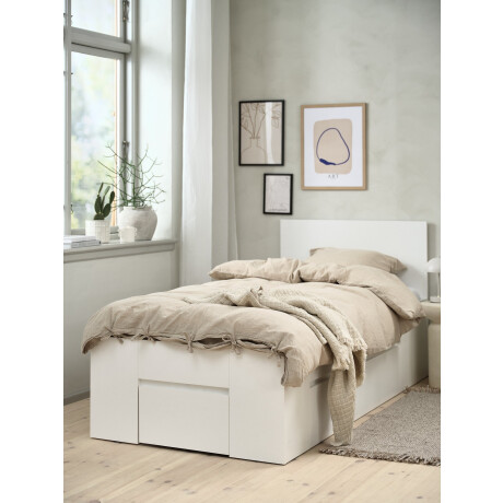 Estructura Cama Limfjorden 90X200 3 Cajones Blanco