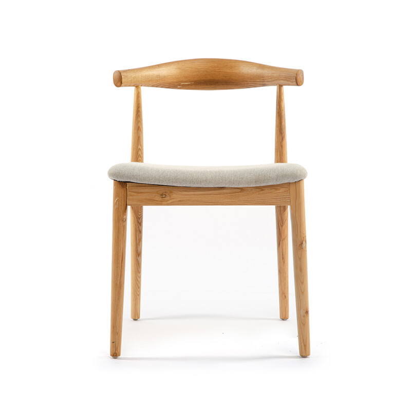 Silla Elbow Natural con gris