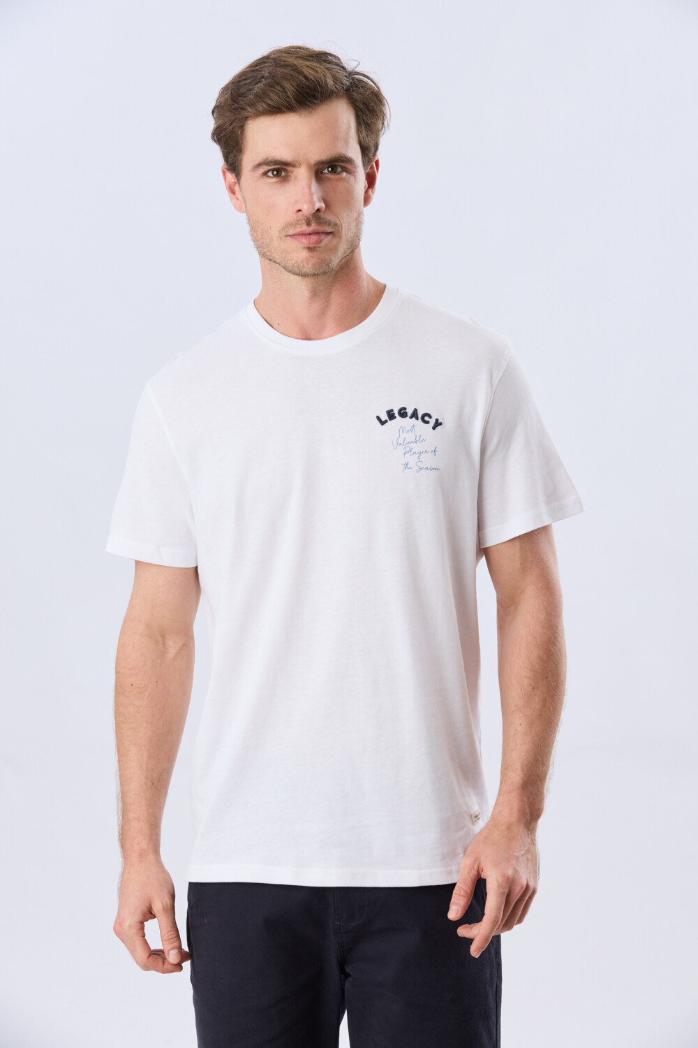 REMERA ESTAMPADA DE ALGODÓN Blanco