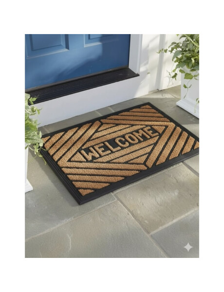 FELPUDO COCO/GOMA 40X60CM H.1CM WELCOME FELPUDO COCO/GOMA 40X60CM H.1CM WELCOME