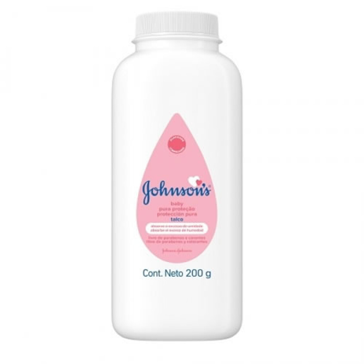 Talco para Bebé J&J 200 g – Cuidado Suave para la Piel