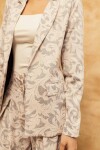 BLAZER ALLEGRA VINTAGE FLORAL GRAY BLAZER ALLEGRA VINTAGE FLORAL GRAY