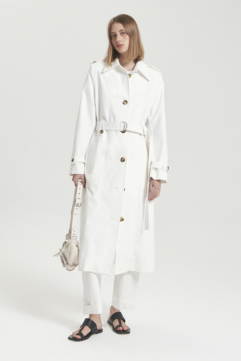TRENCH ARMUELLE Off White